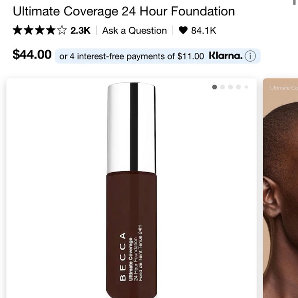 BECCA Cosmetics 24 Hour Foundation Cacao - Picture 1 of 6